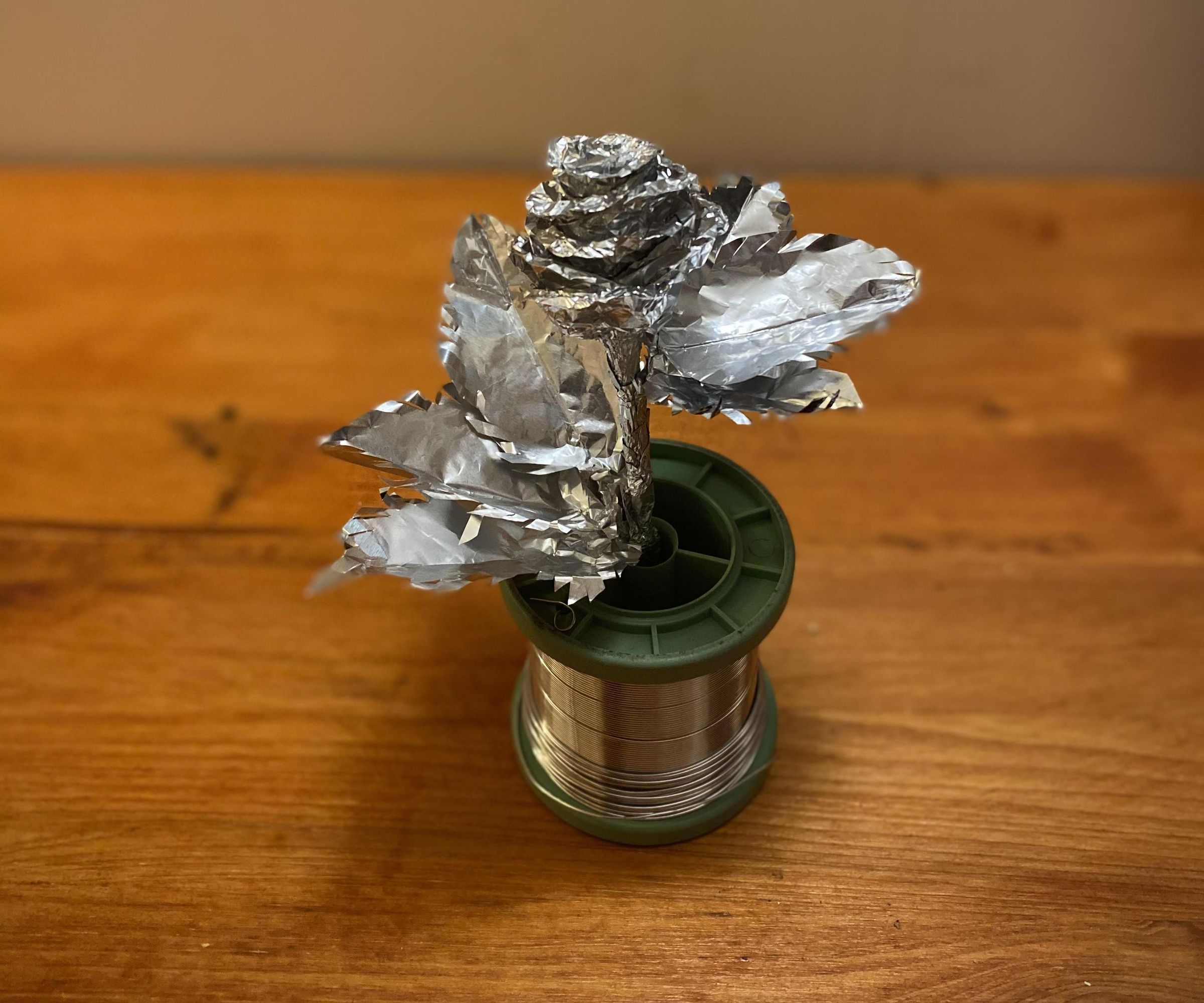 Tinfoil Rose Valentine's Day