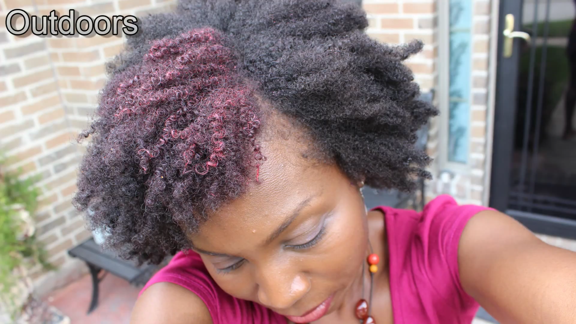 DIY Hair Color with Eyeshadow