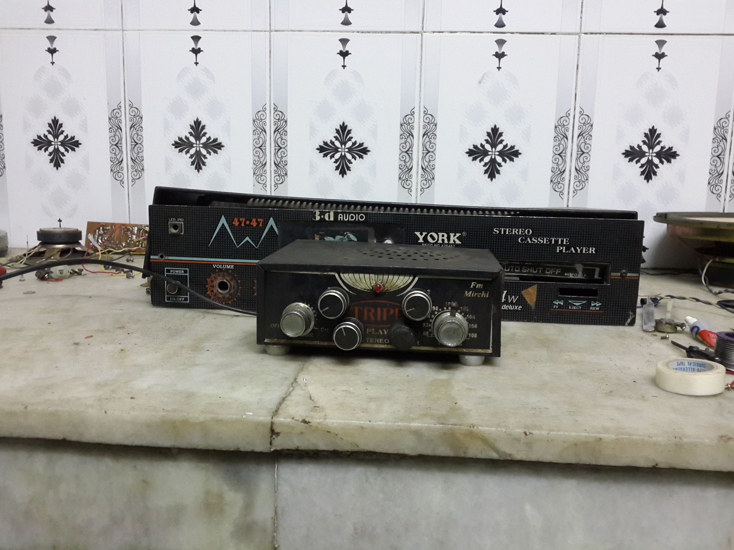 Shrinkify My Old Audio Amp