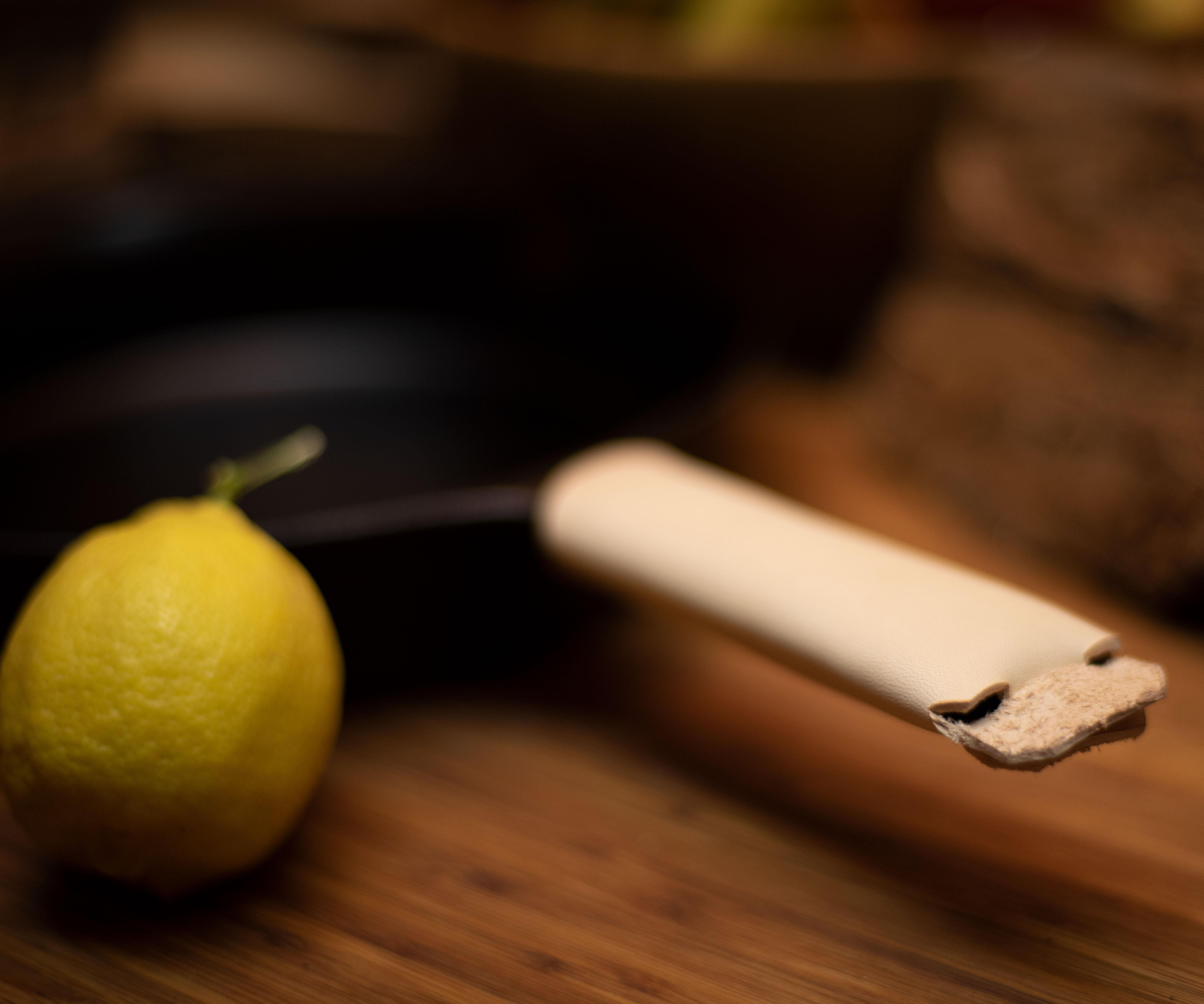 Origami Leather Handle Cover for Cast Iron Skillet