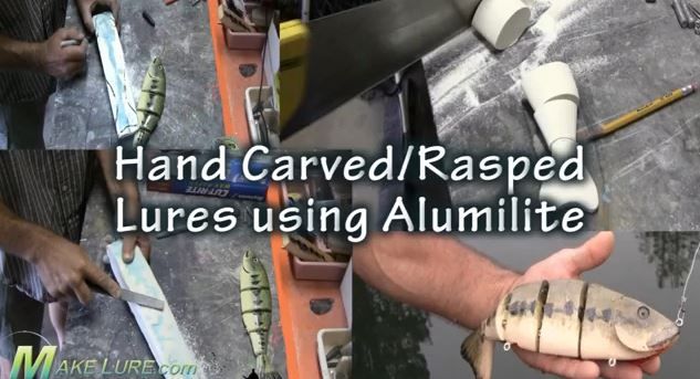 How to Rasp a Fishing Lure Out of Resin