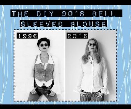 My Easy DIY Bell Sleeved Blouse Refashion Tutorial