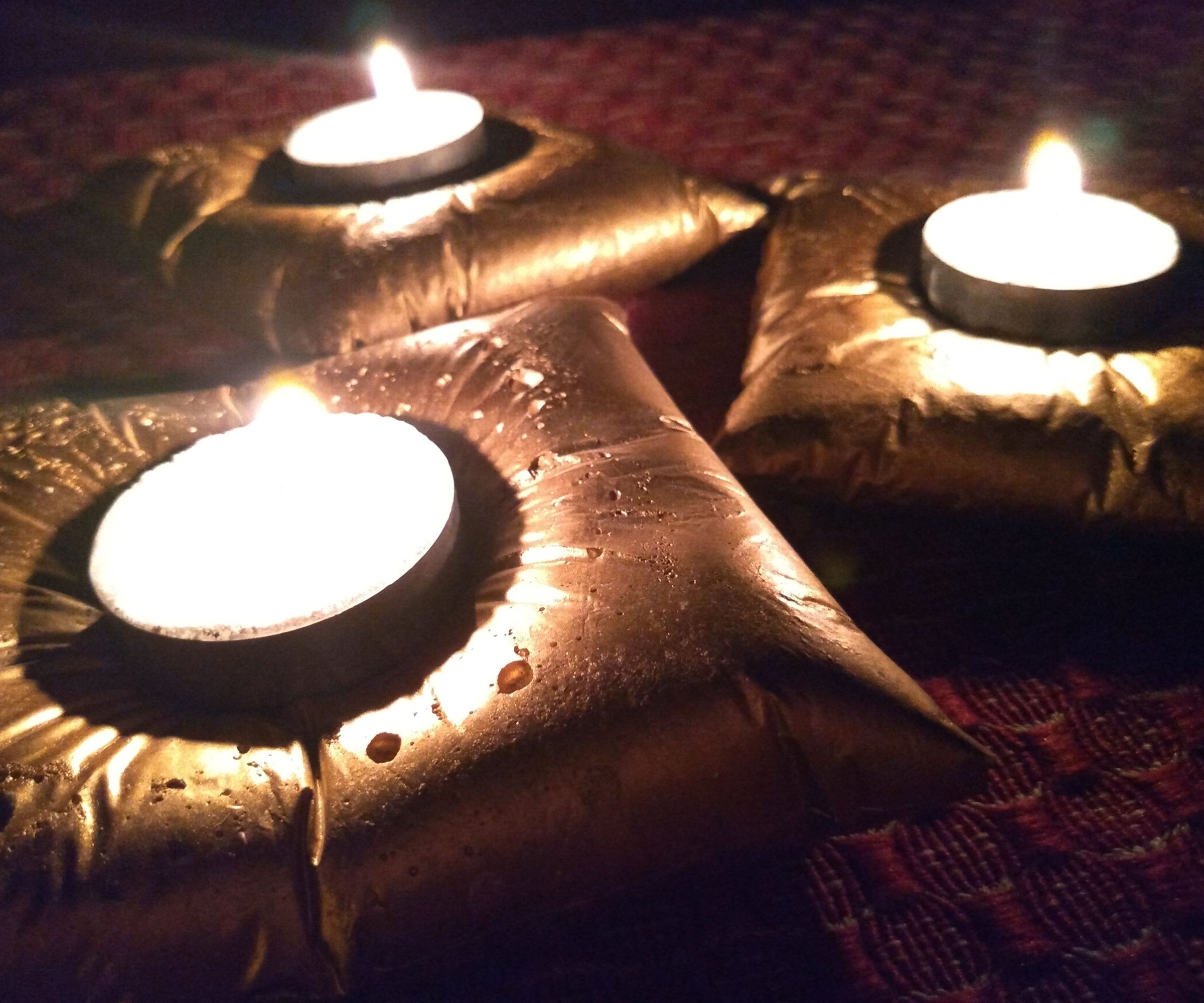 Candle on the Cushion