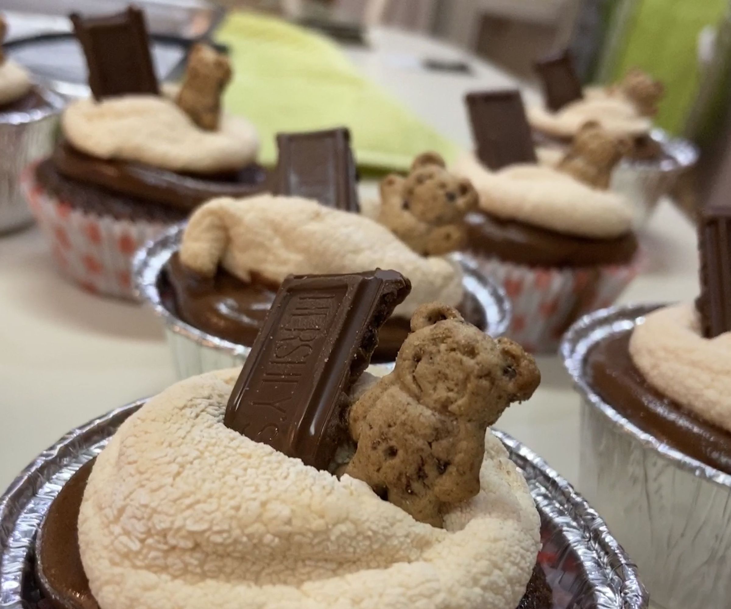 Chocolate S'mores Cupcakes