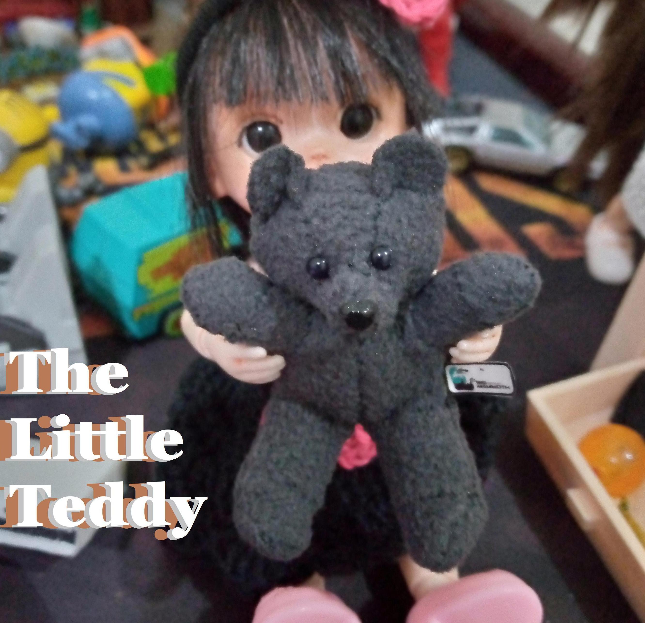 Making Little Teddy With Real Pattern Doll Hand Sewing