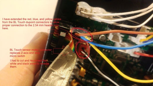 BL-touch Easy Install on Creality CR20, or Ender 3 : 4 Steps