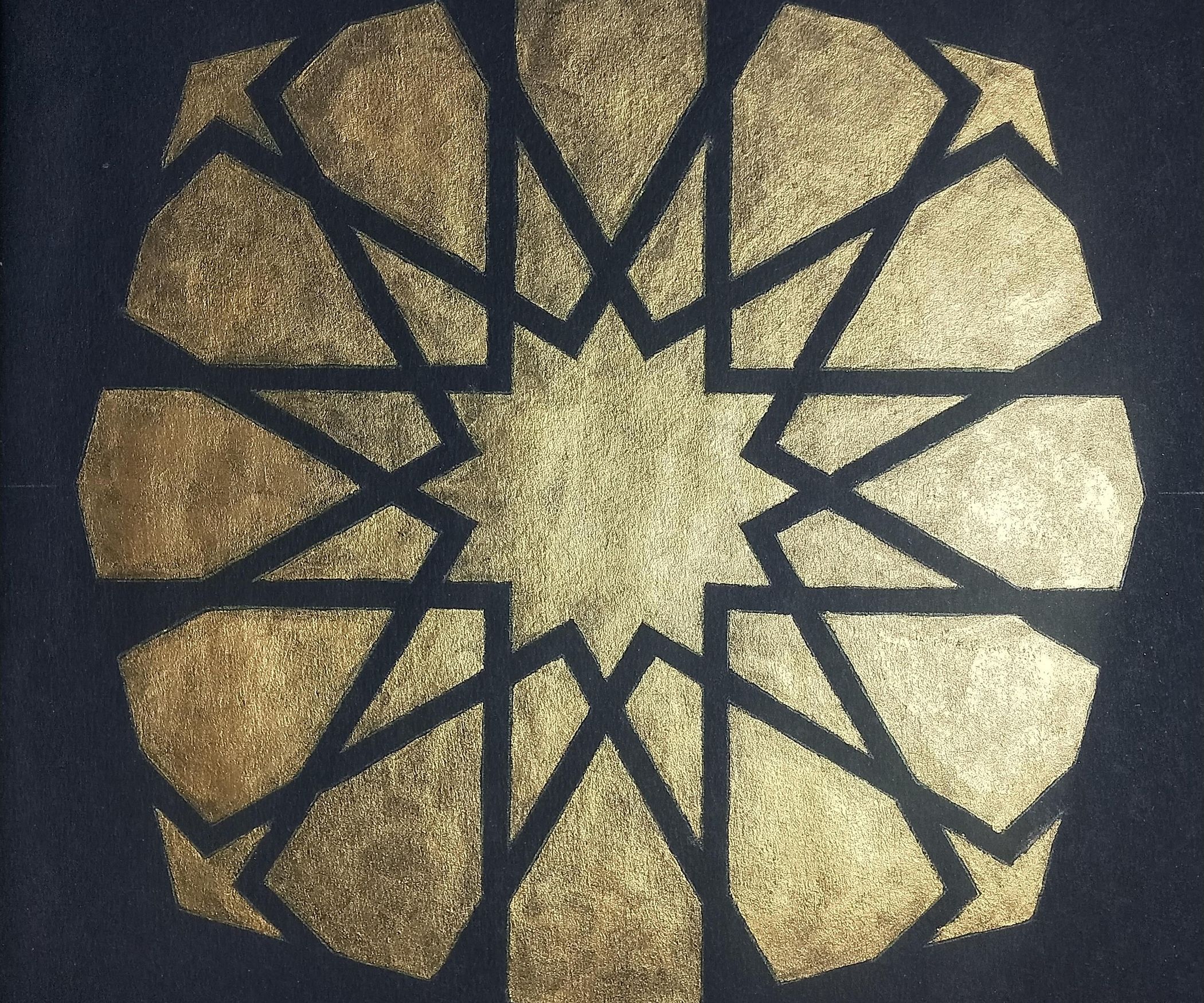 Painting a Geometrical 12 Fold Rosette : 13 Steps - Instructables