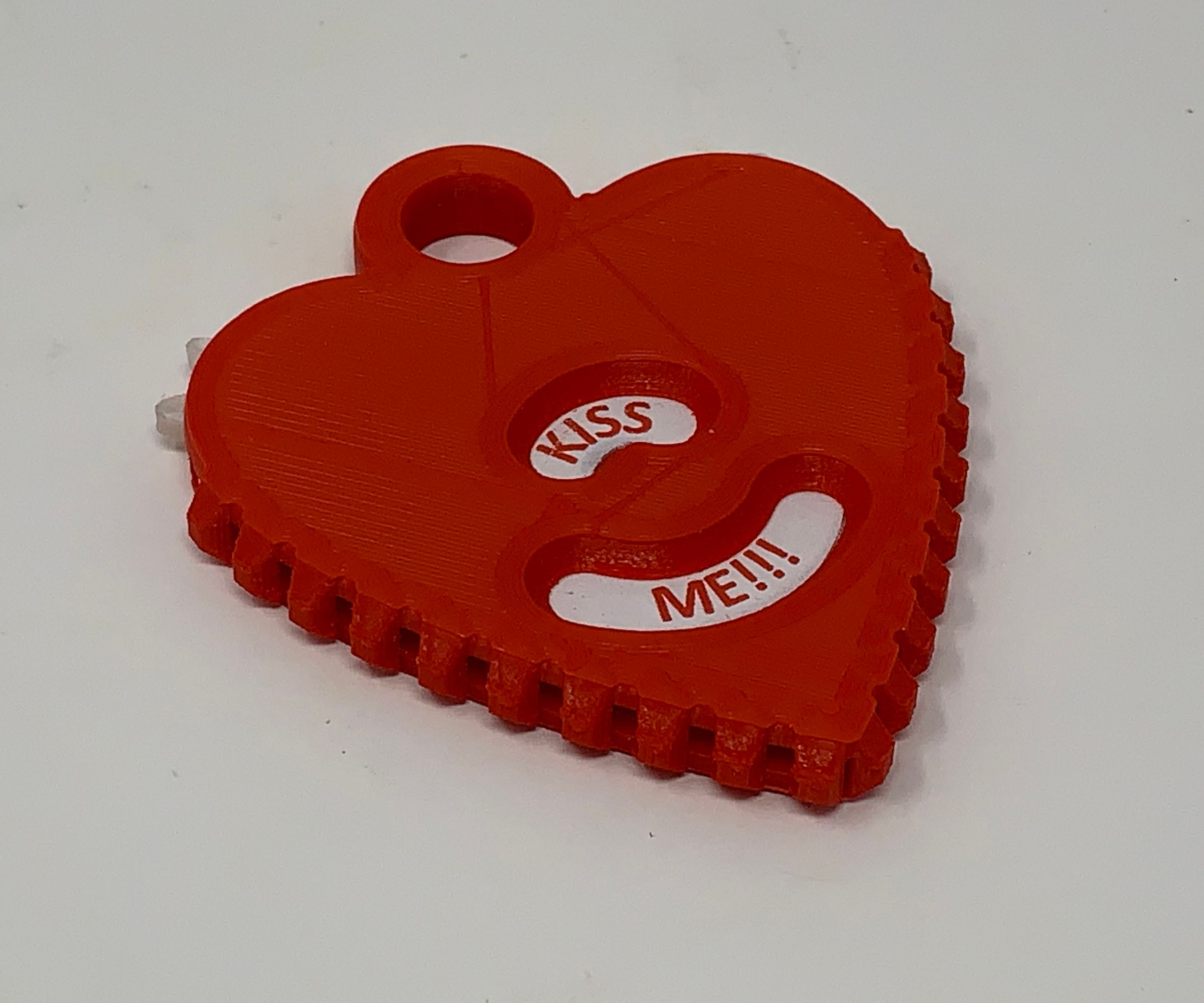 Geared Heart Message Pendant