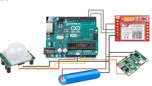 GSM Based Home Security System : 3 Steps - Instructables