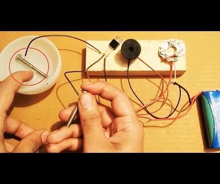 Experiment to Prove That Water and Human Body Are Good Conductors of Electricity
