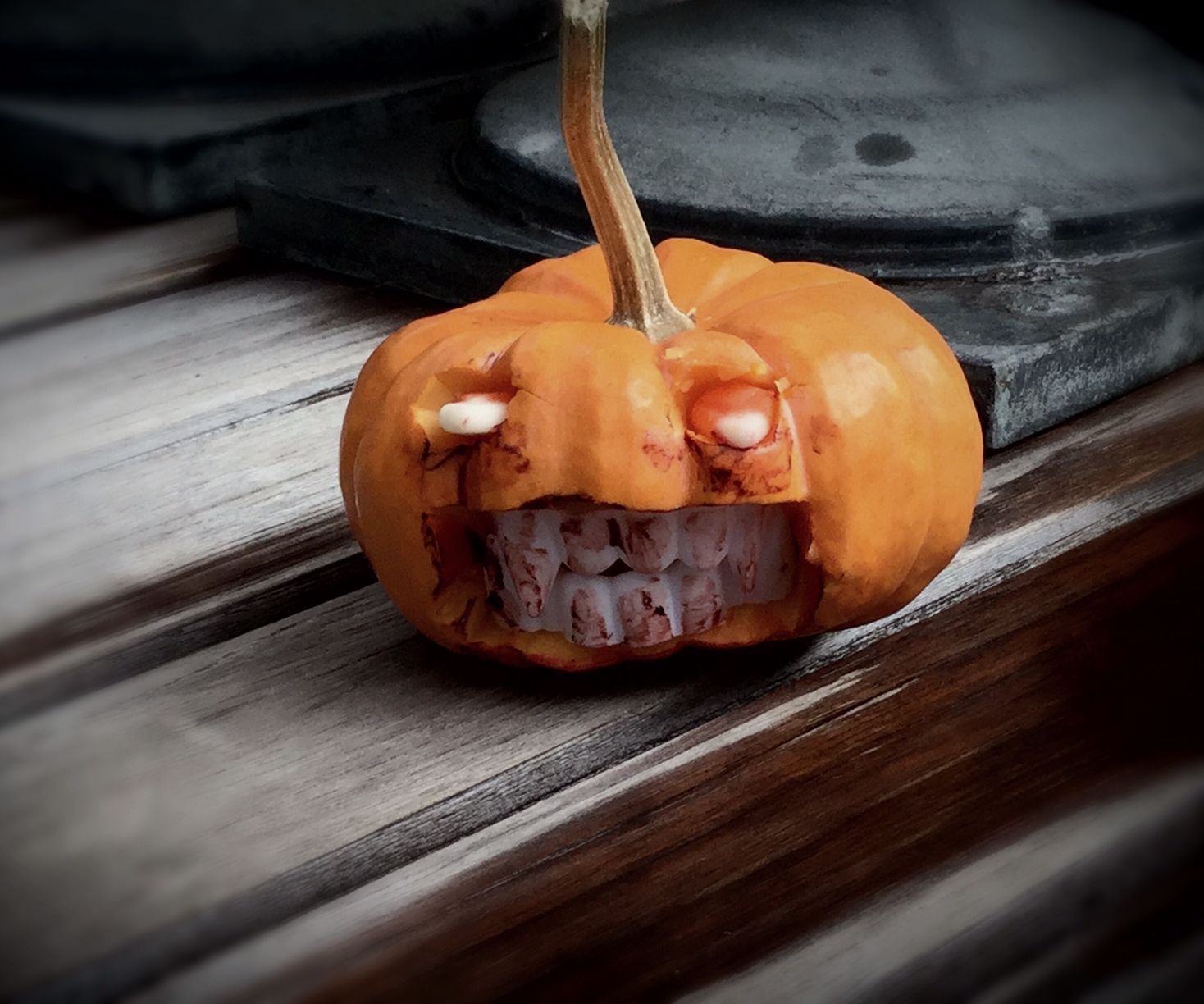 DIY Baby Monster Pumpkin