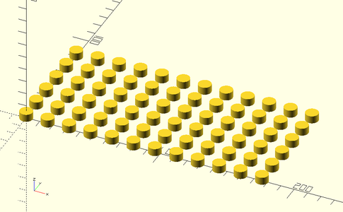 Linear Pattern With Lego Build Plate