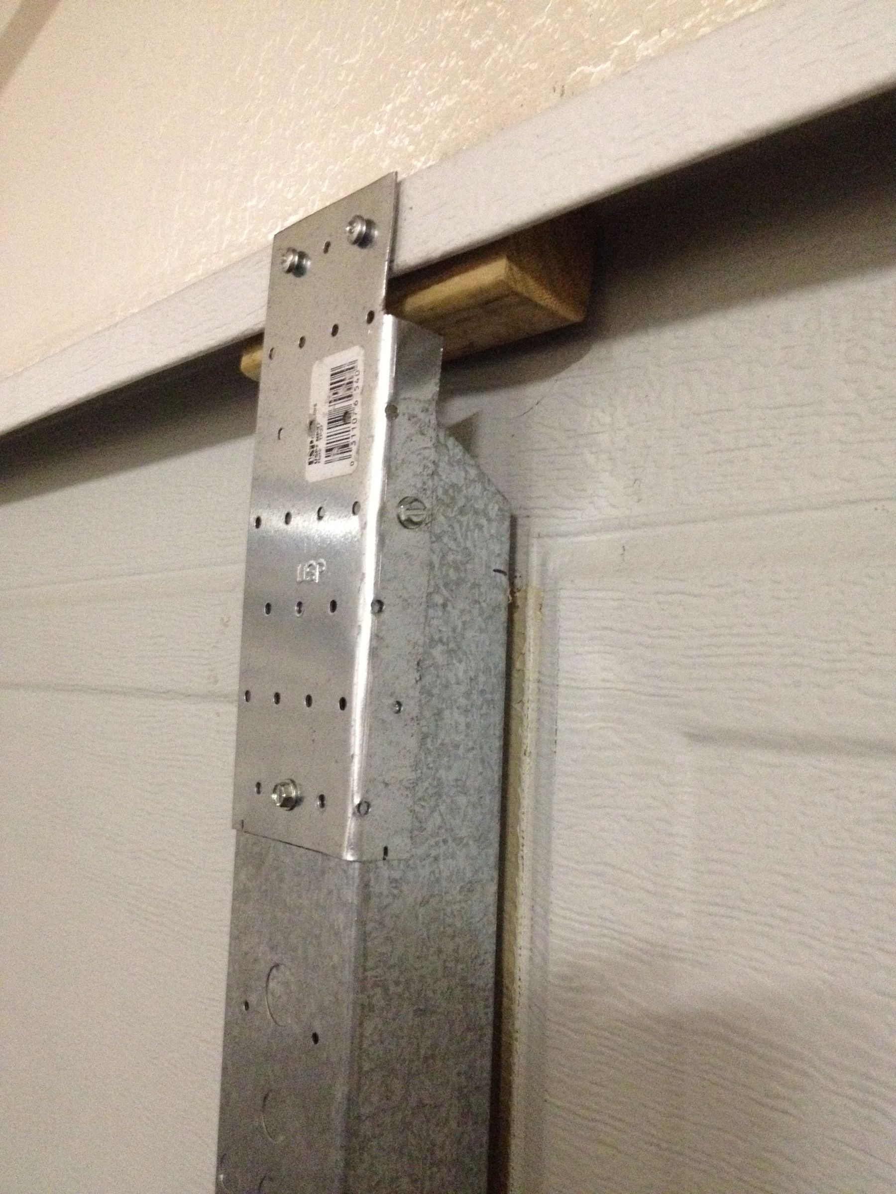 Garage Door Brace Repair 3 Steps Instructables