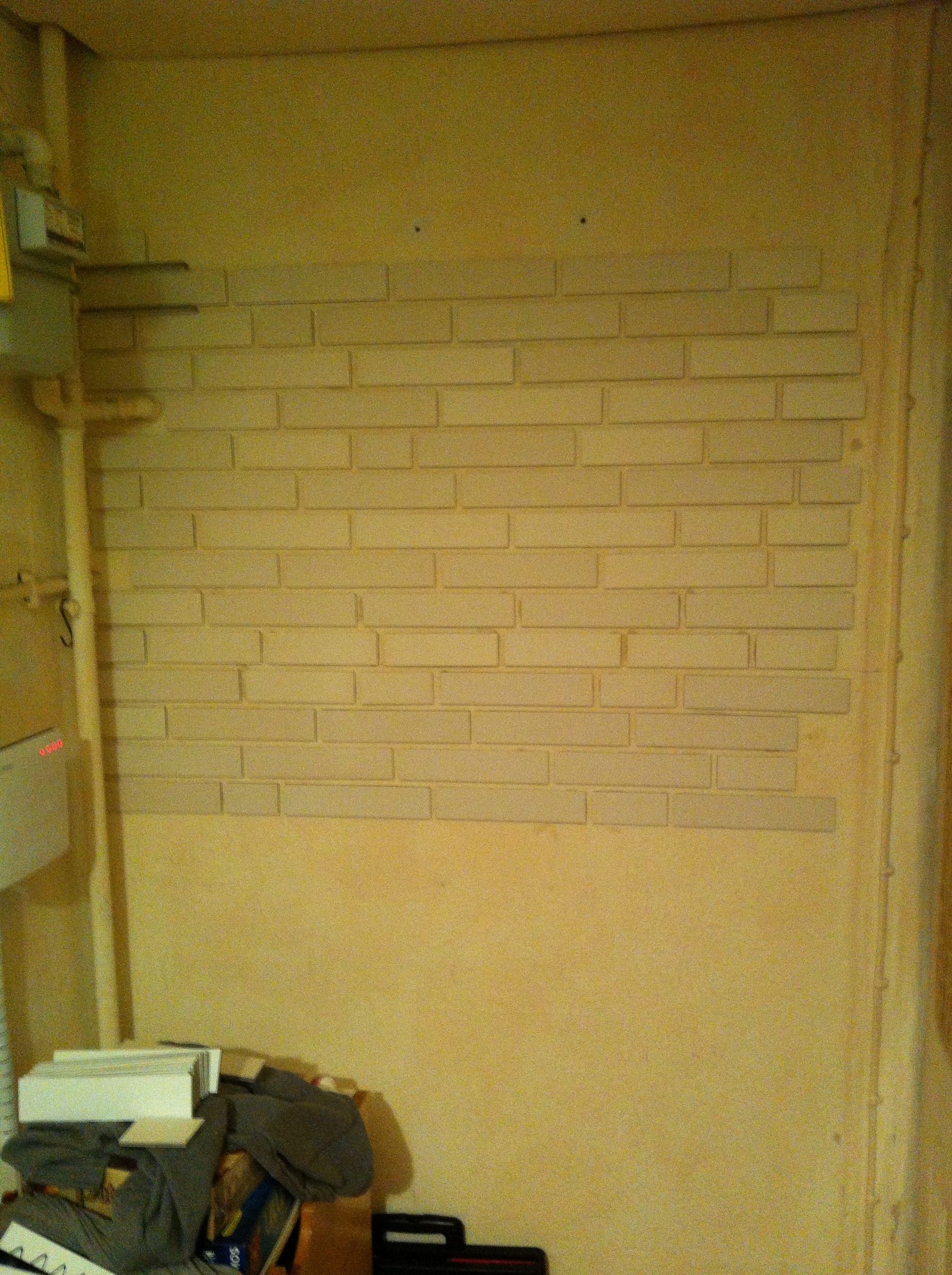 Fake Brick Wall Instructables