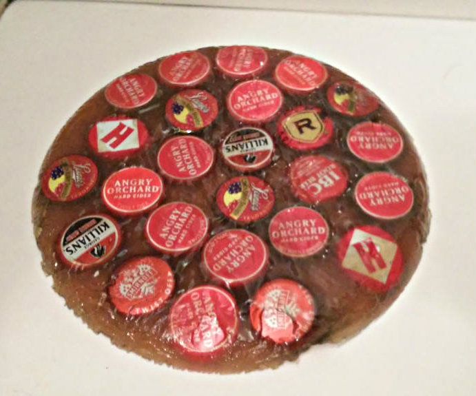 Bottle Cap Stepping Stone