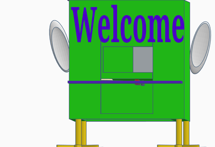 Add Your Balcony and Welcome Sign