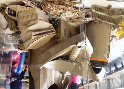 Cardboard Upcycle Art and Design