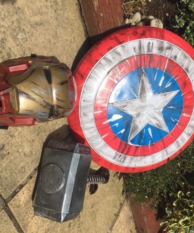 Simple War Torn Movie Props
