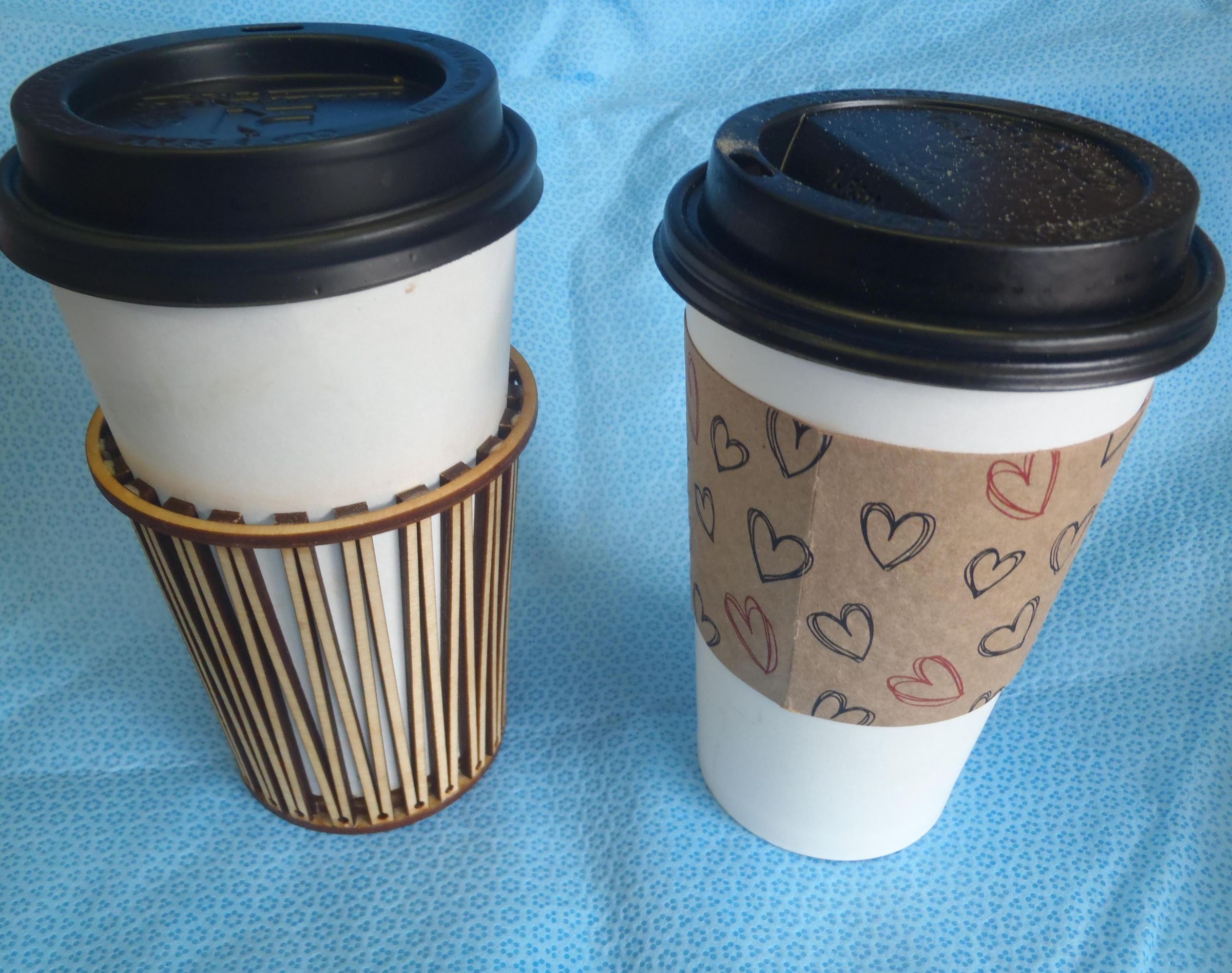 Laser Cut Coffee Sleeve