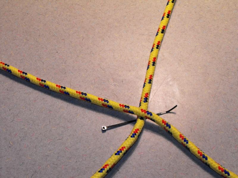 Finding Middle of Each Rope
