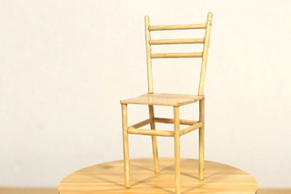 Dollhouse wooden online chair