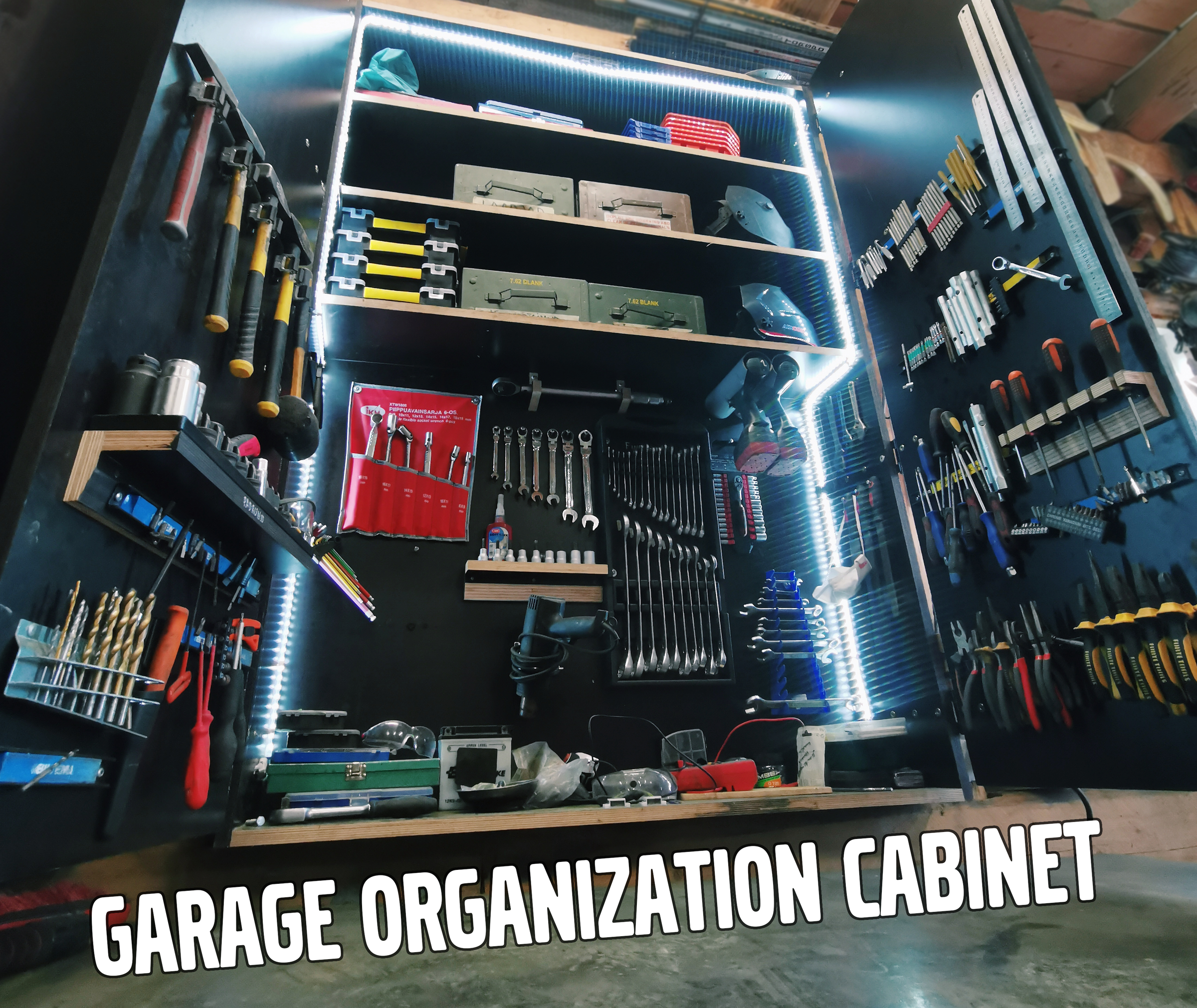 Garage Organization Cabinet