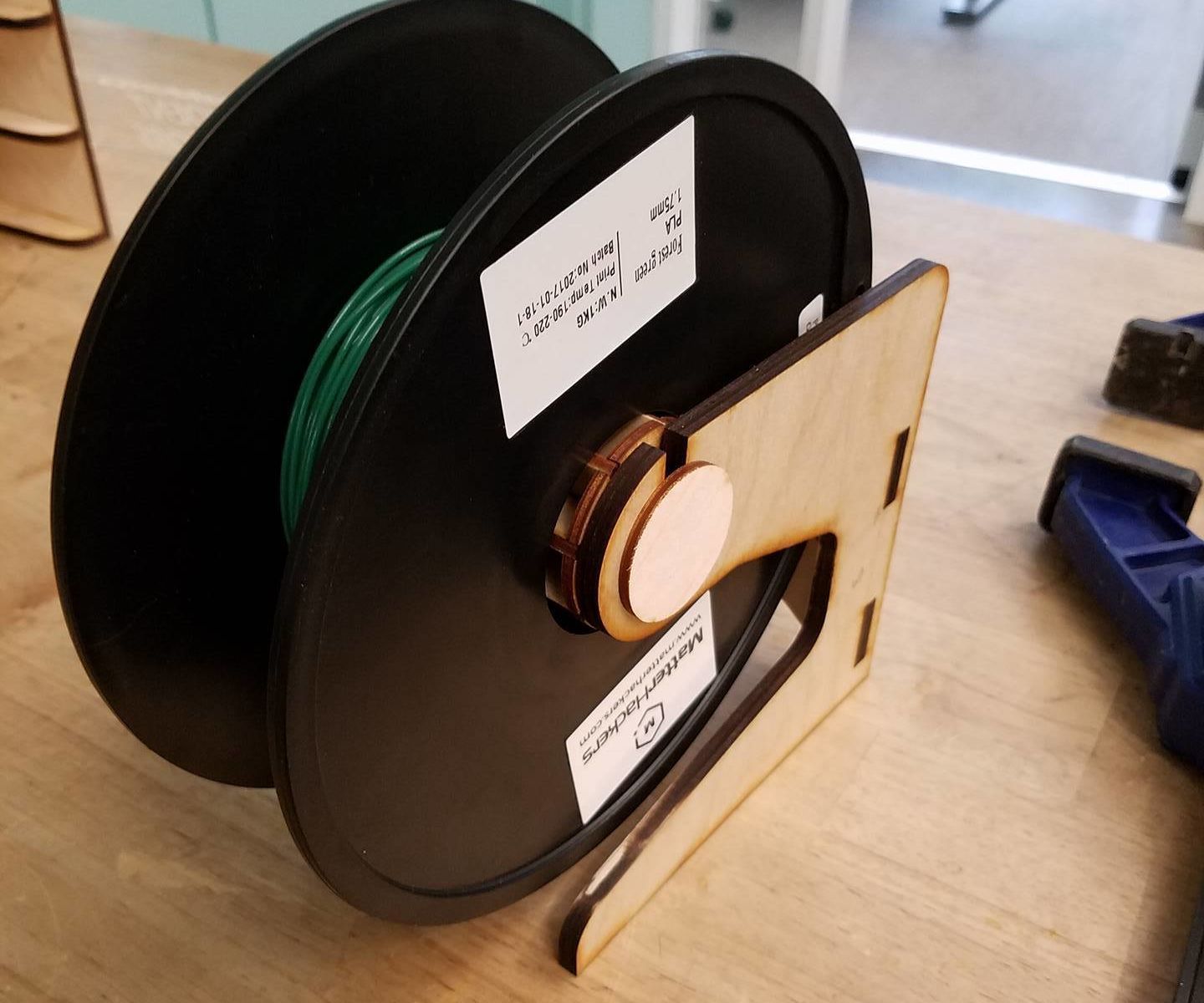 Laser Cut 3D Printer Spool Holder