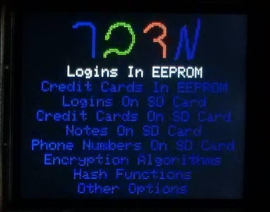 View Login From EEPROM