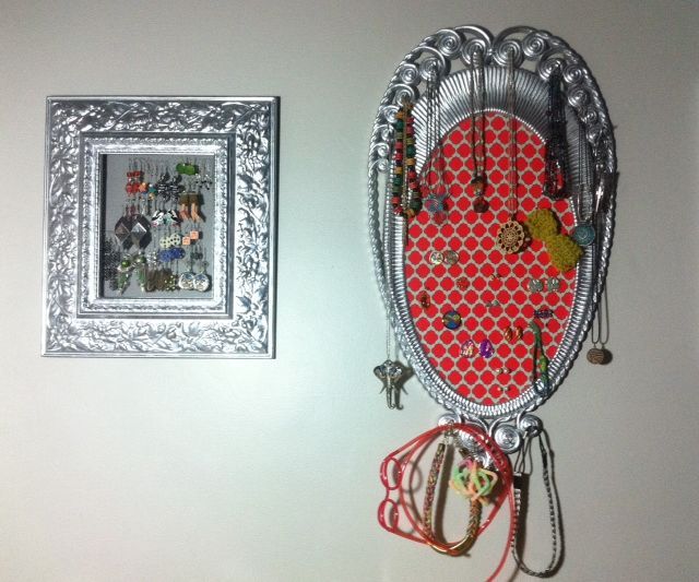 Upcycled Jewelry Display
