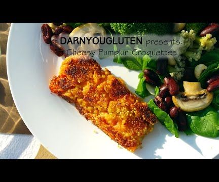 Cheesy Pumpkin Quinoa Croquettes (GF)