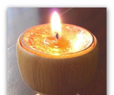 Hand Turned Tea Light or Eggcup