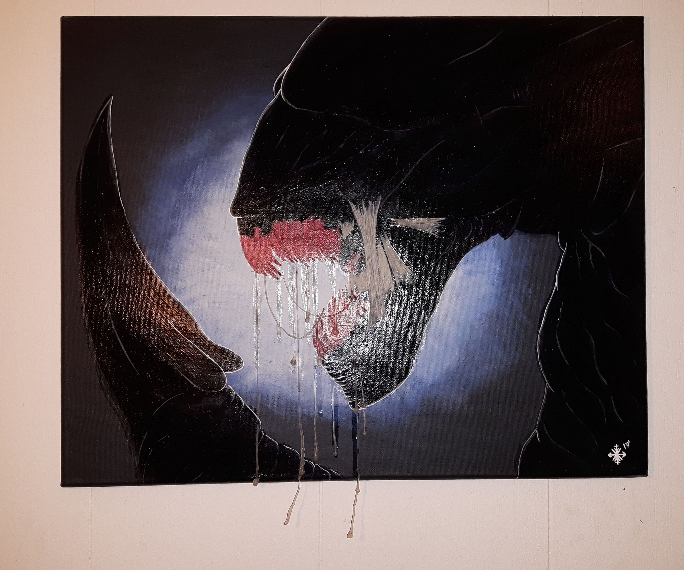 Bring Your Dark Sci-Fi Paintings to Life, Meet My Xenomorph Pet Portrait!