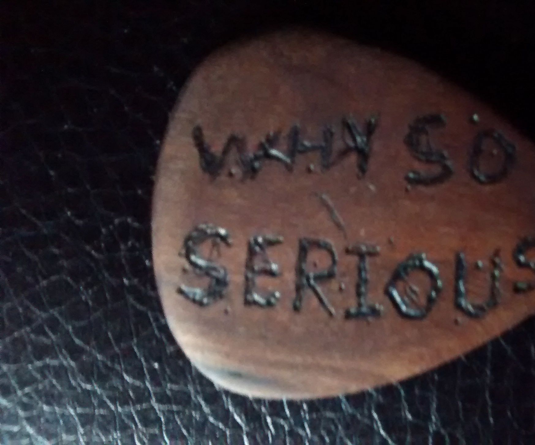Guitar Pick With Character