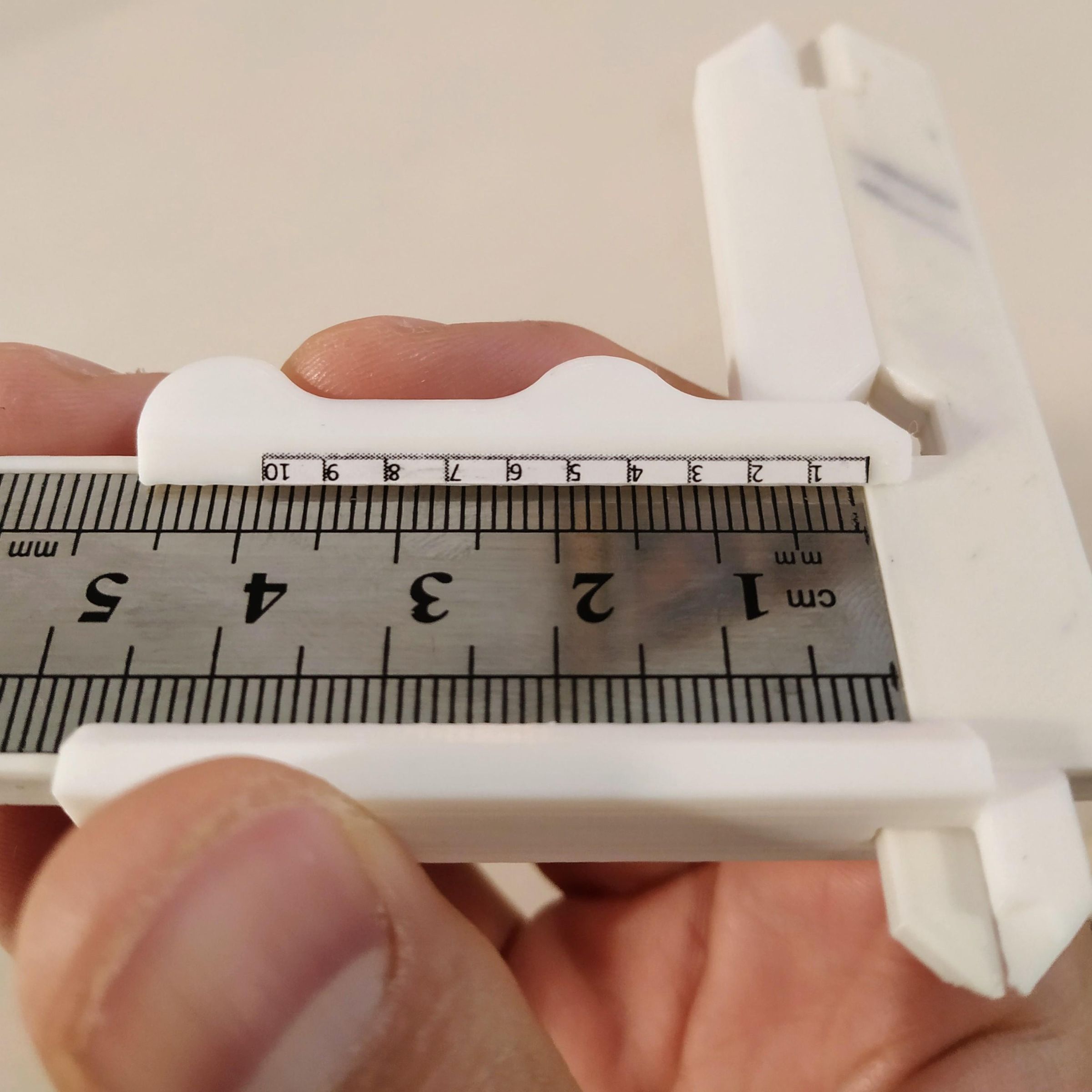 Ruler to Caliper (0.1mm Resolution!) - 3D Printed (Left Handed Version ...
