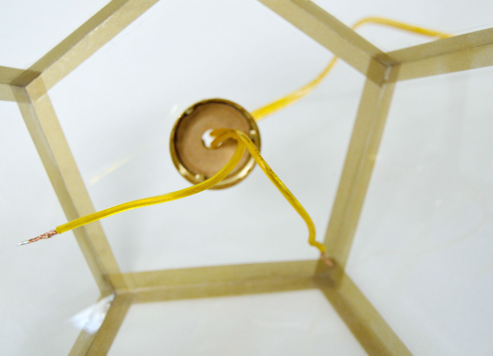 How to DIY a Golden Pendant Lamp 10 Steps (with Pictures) Instructables