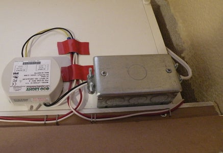 Install 12VDC LED Power Supply