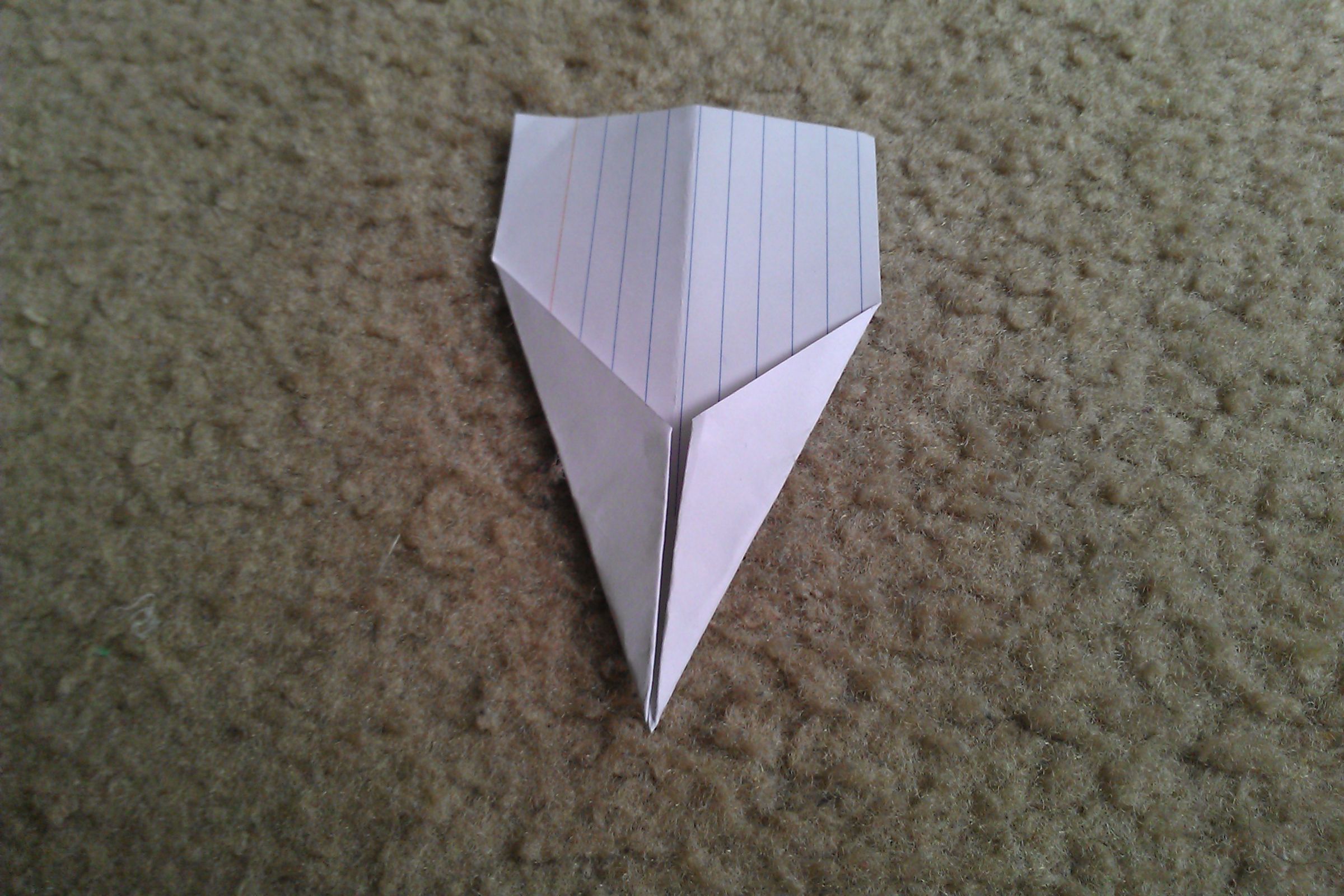 Index Card Airplane-the Dart