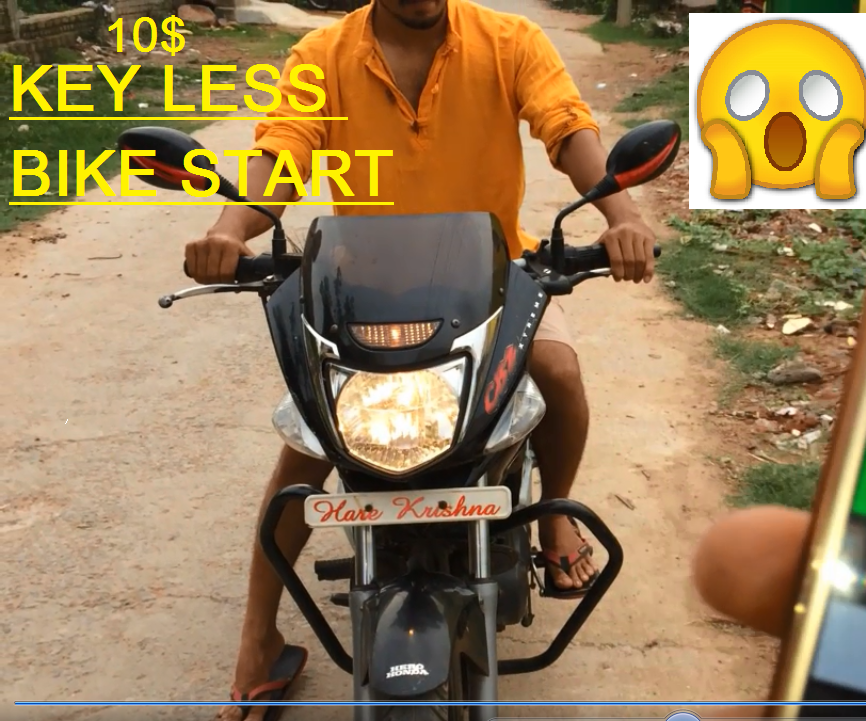 10$ IoT Based Key Less Bike Control