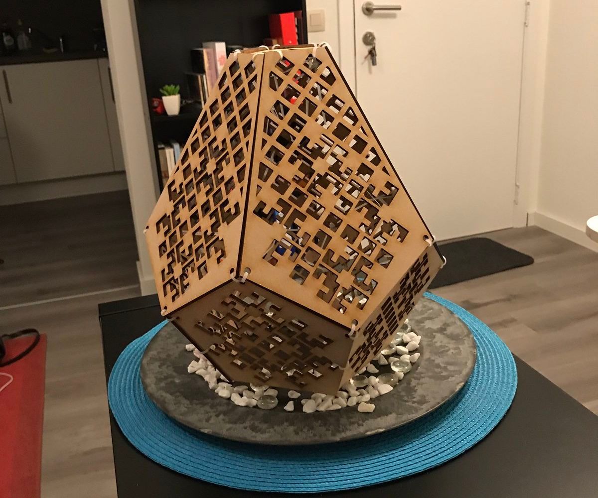 Laser Cut Candle Holder "De Drie Wijzen"