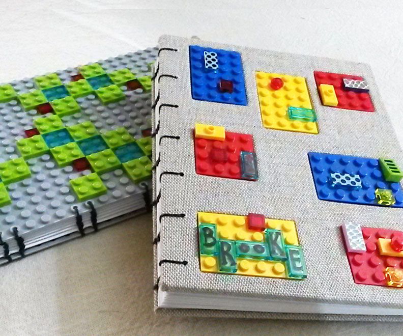 2 LEGO Journals - Coptic Bookbinding