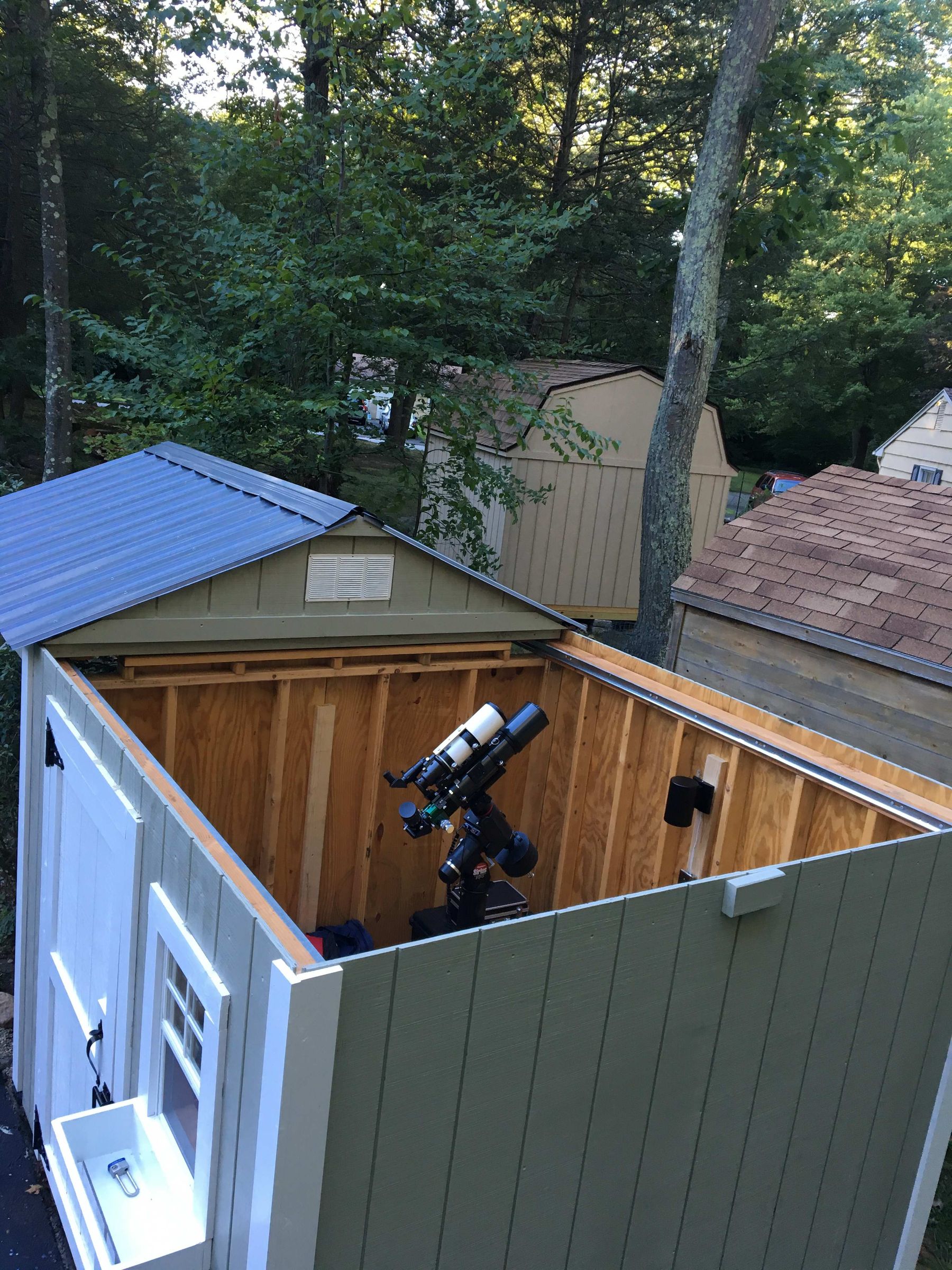 Backyard Observatory Using SkyShed Plans : 11 Steps (with Pictures ...