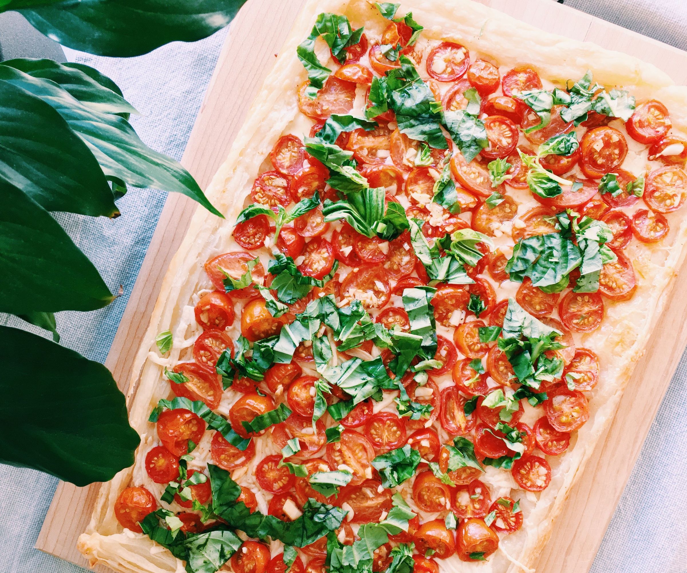 RECIPE  |  TOMATO BASIL TART