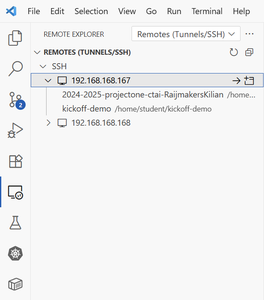 SSH Connection in Visual Studio Code