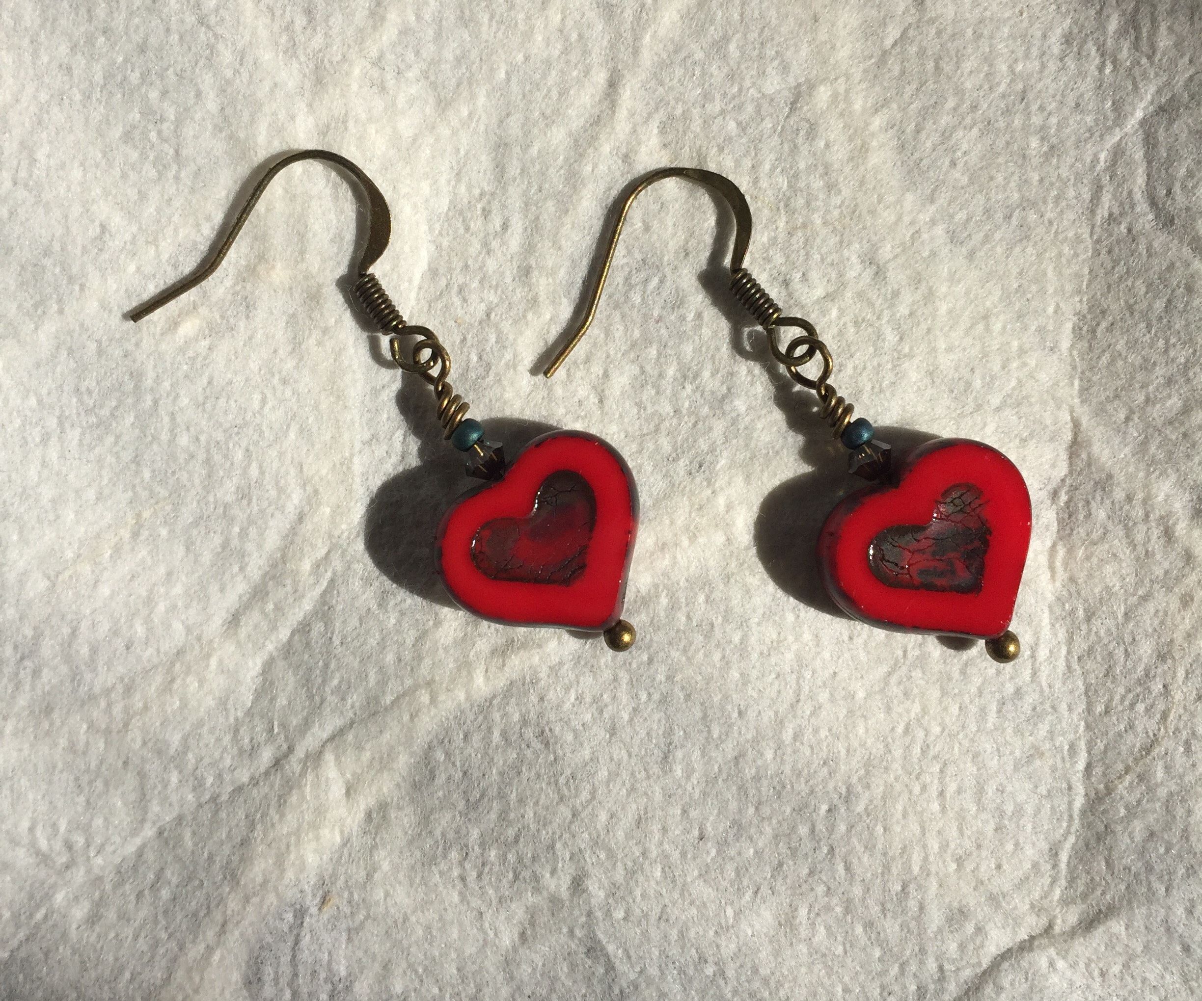 Dainty Heart Earrings