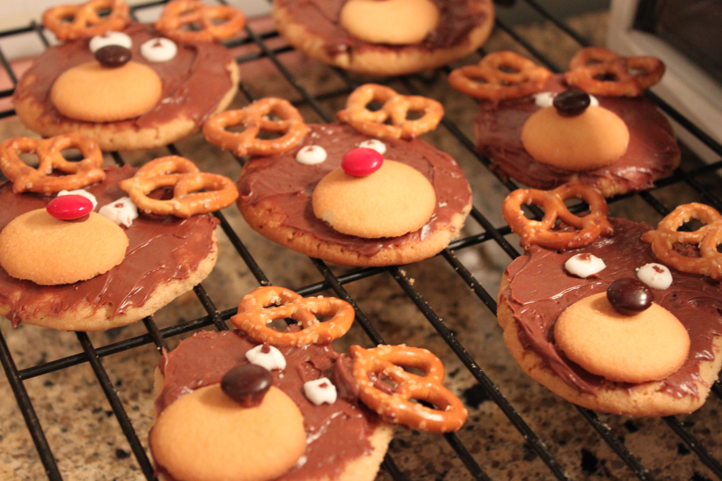 Peanut Butter Reindeer Cookies