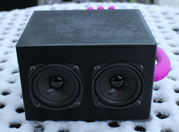 8cm 3.3” Speaker Box With Built in Bluetooth Amplifier