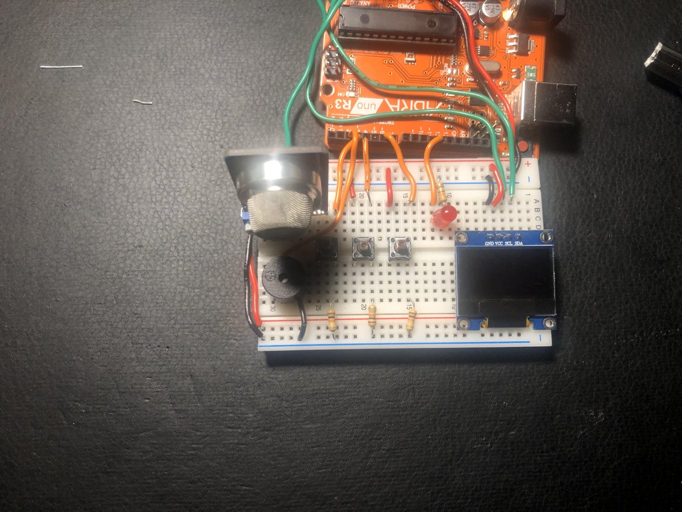 Smoke and Carbon Monoxide Detector Using Arduino, the MQ2 Gas Sensor ...