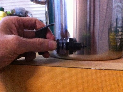 Drill a Hole for the Tap.