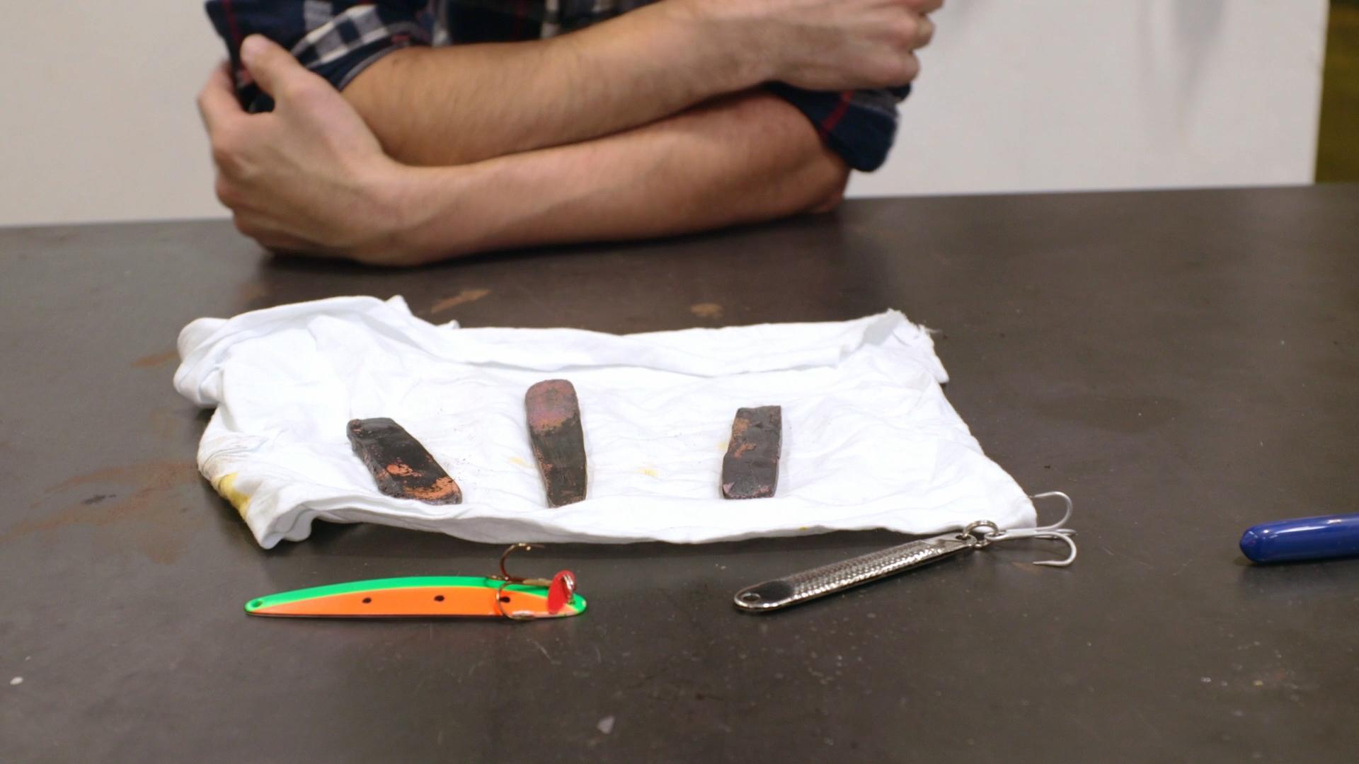 Fishing Lures Out of a Stack of Quarters Using Mokume Gane 15 Steps (with Pictures