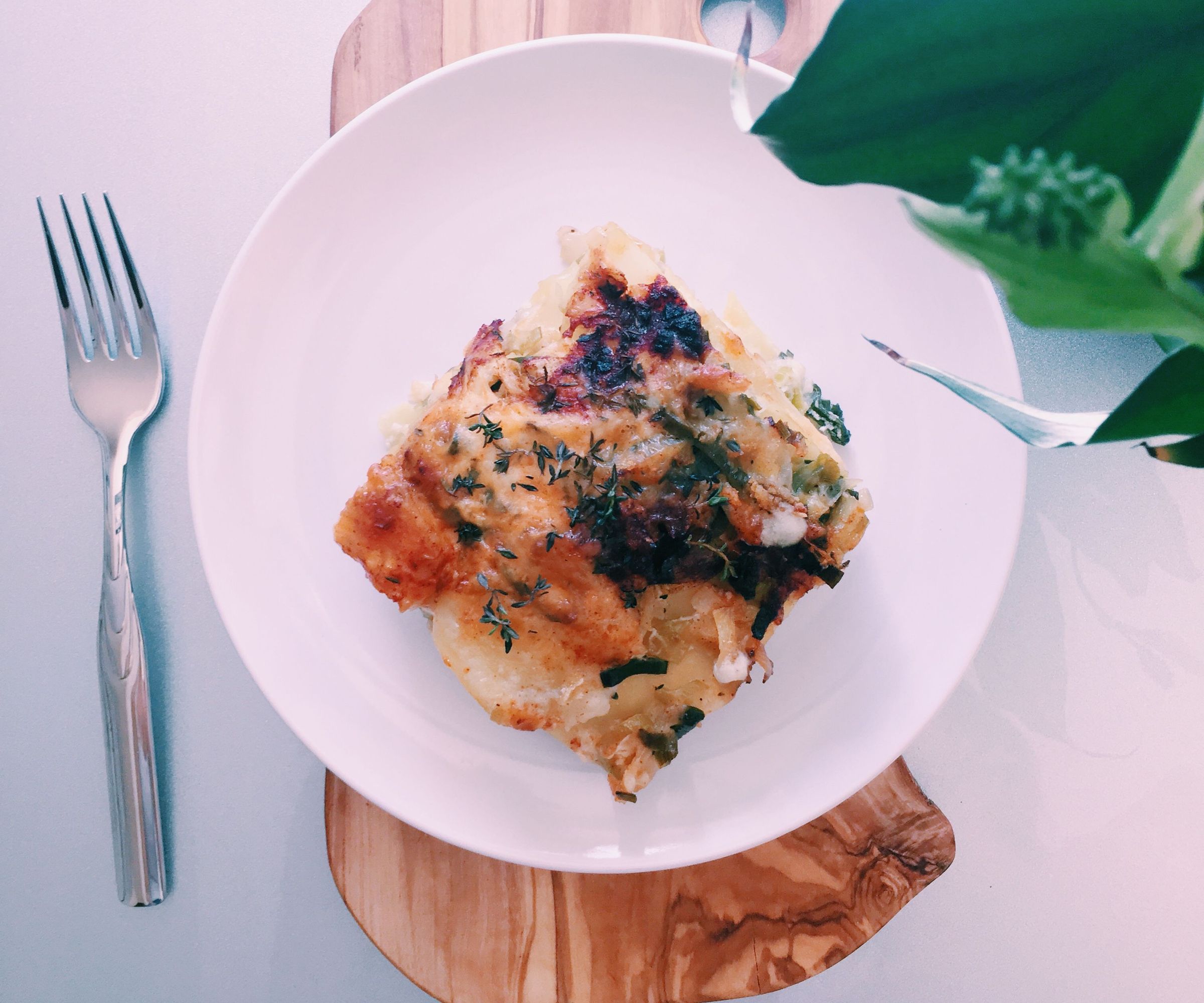 RECIPE | SCALLOPED POTATO & LEEKS